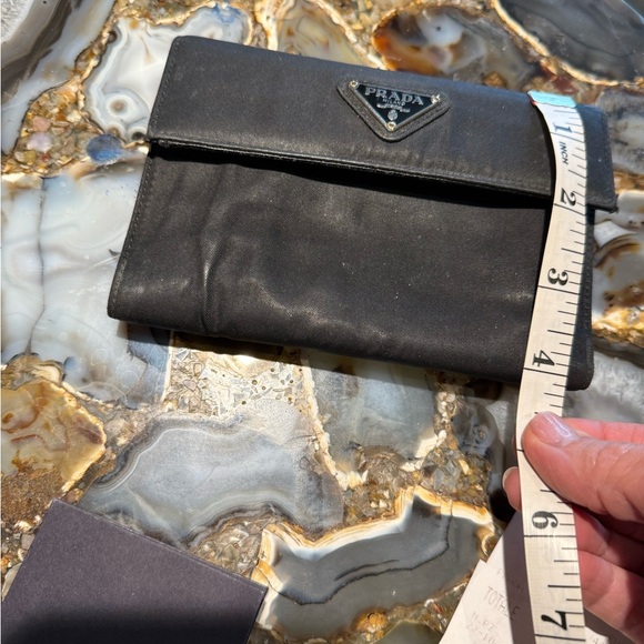 Prada Black Nylon-Leather Wallet. - Picture 9 of 9